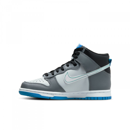 SNEAKERS COPII Pantofi sport Nike Dunk High Bg Cool Grey Photo Blue - sneakerit.ro [8]