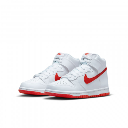 SNEAKERS COPII Pantofi sport Nike Dunk High (Gs) White Orange - sneakerit.ro [1]