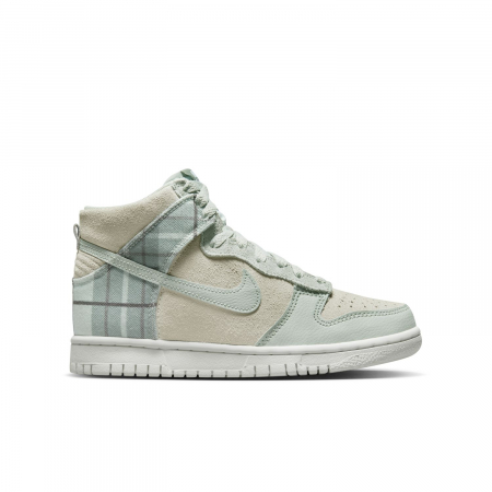 SNEAKERS COPII Pantofi sport Nike Dunk High Se Bg Tartan Plaid White Light Green - sneakerit.ro [8]