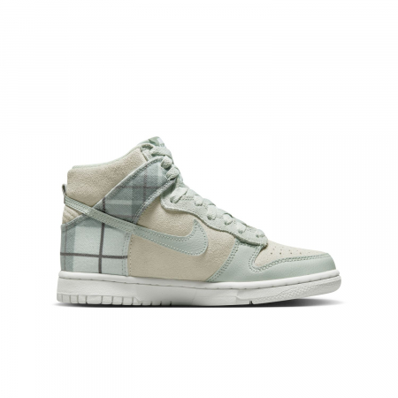 SNEAKERS COPII Pantofi sport Nike Dunk High Se Bg Tartan Plaid White Light Green - sneakerit.ro [10]