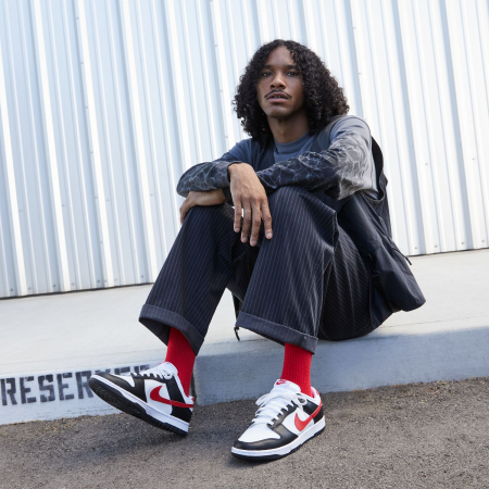 Nike Dunk Pantofi sport Nike Dunk Low Retro Sc Red Swoosh Panda - sneakerit.ro [4]