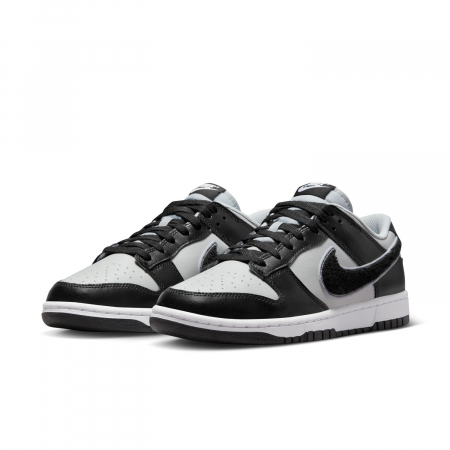 SNEAKERS BARBATI Pantofi sport Nike Dunk Low Retro University Chenille Swoosh Black Grey - sneakerit.ro [1]