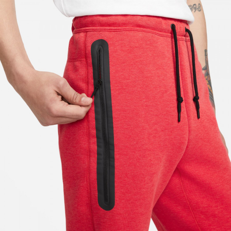Haine Sport Barbati Pantaloni Nike M Tech Fleece JoggersLight University Red Heather/Black - sneakerit.ro [3]