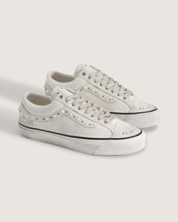 Vans Pantofi sport Vans Premium Old Skool 36 Pearlized Marshmallow White - sneakerit.ro [1]