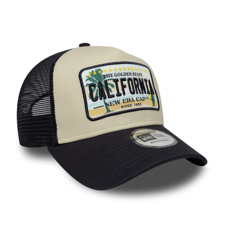 NOUTATI Sapca New Era Cali Licence Plate 9FORTY A-Frame Trucker Adjustable Cap Navy - sneakerit.ro [2]
