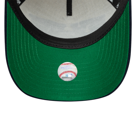 Accesorii Sapca New Era MLB New York Yankees Suede  9FORTY E-Frame Adjustable Cap Cream & Navy - sneakerit.ro [4]