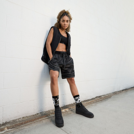 SNEAKERS DAMA Pantofi sport Nike W Air Force 1 Wild Black Velvet Brown - sneakerit.ro [5]