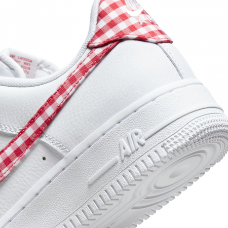 Nike Pantofi sport Nike Wmns Air Force 1 '07 Ess Trend White Mystic Red Gingham - sneakerit.ro [3]
