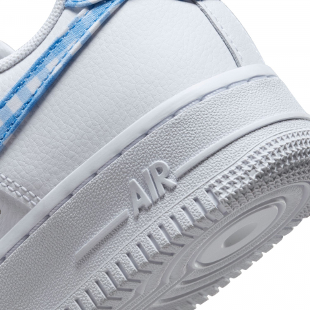 SNEAKERS DAMA Pantofi sport Nike Wmns Air Force 1 '07 Ess Trend White University Blue Gingham - sneakerit.ro [3]