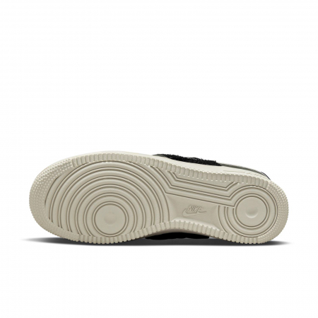 SNEAKERS DAMA Pantofi sport Nike Wmns Air Force 1 Mem 4 Black Light Bone Faux Fur - sneakerit.ro [3]