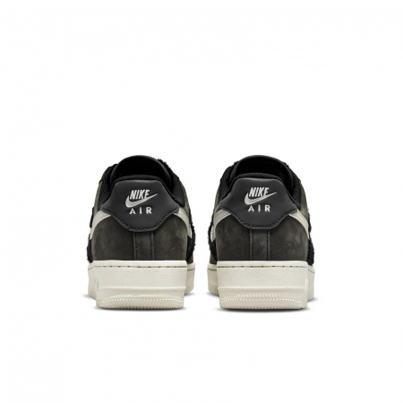 SNEAKERS DAMA Pantofi sport Nike Wmns Air Force 1 Mem 4 Black Light Bone Faux Fur - sneakerit.ro [2]