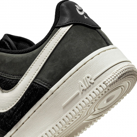 SNEAKERS DAMA Pantofi sport Nike Wmns Air Force 1 Mem 4 Black Light Bone Faux Fur - sneakerit.ro [4]