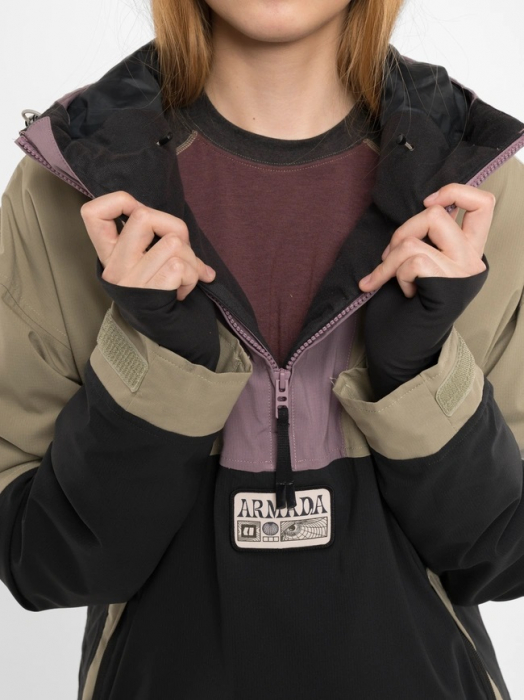 Geaca Armada Anorak Madaket 2L Ins Black Sage Moonsca [4]