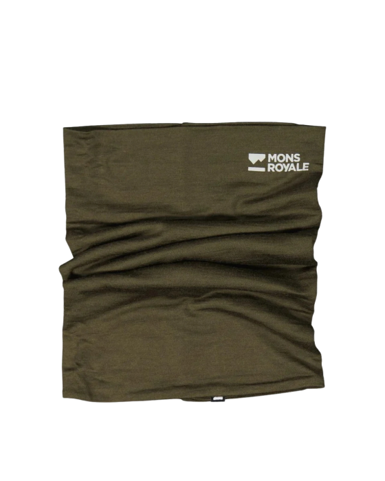 Bandana Merino Mons Royale Double Up Dark Olive [2]
