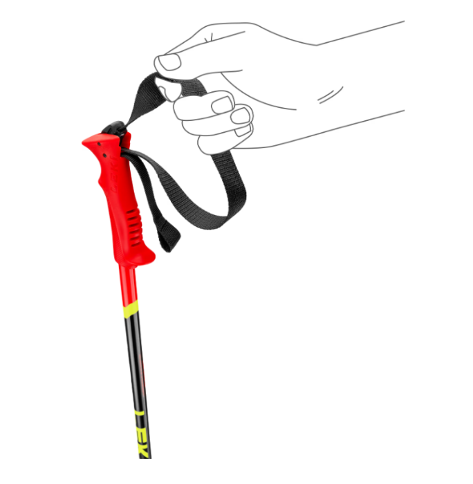 Bete Schi Leki Copii Racing 2025 Rosu/Negru [4]