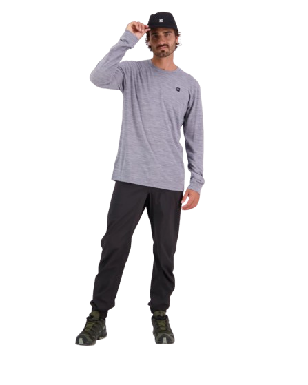 Bluza Barbati Mons Royale Classic Invert Grey Heather [3]
