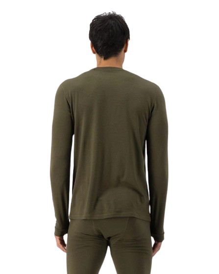 Bluza De Corp Merino Mons Royale Cascade Flex 200 LS Dark Olive [2]