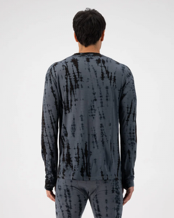 Bluza de Corp Merino Mons Royale M Cascade LS VLU Grey Tie Dye [2]