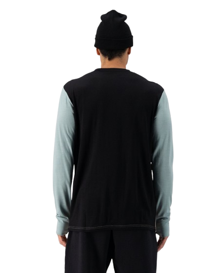 Bluza De Corp Merino Mons Royale Yotei LS Dew Cinder Black [4]