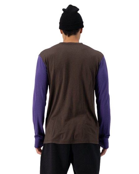 Bluza De Corp Merino Mons Royale Yotei LS Violet Cedar Black [4]