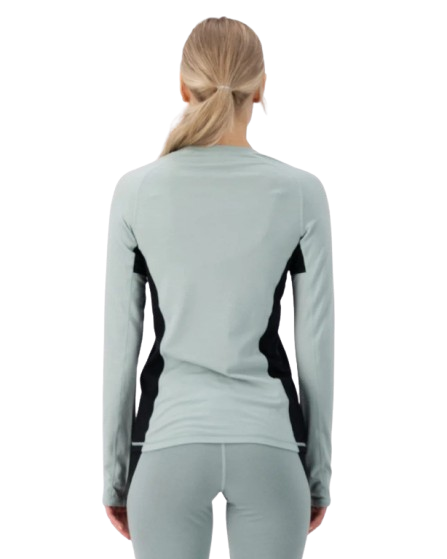 Bluza De Corp Merino Mons Royale Olympus LS Glacier Dew Black [2]