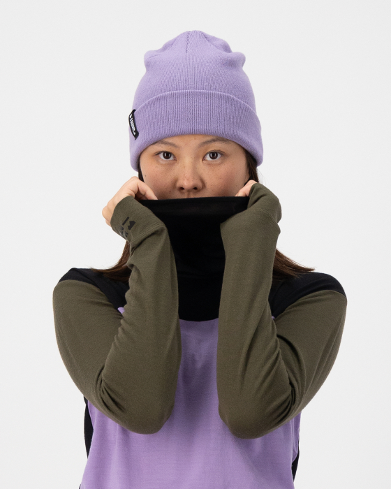 Bluza de corp merino Mons Royale W Yotei High Neck Lupin Dark Olive Black [3]