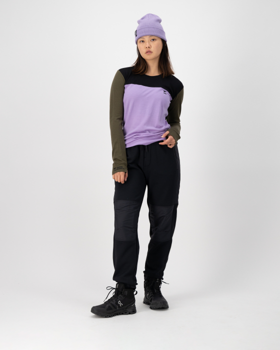 Bluza de corp merino Mons Royale W Yotei Lupin Dark Olive Black [3]