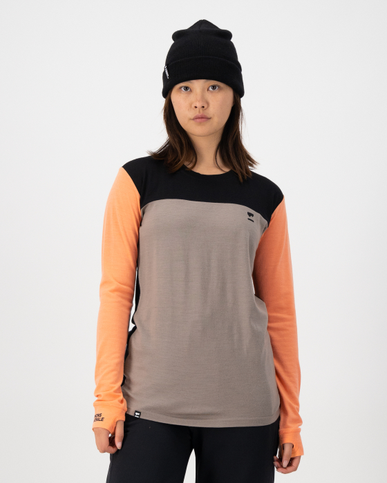 Bluza de corp merino Mons Royale W Yotei Punch Cinder Black [6]