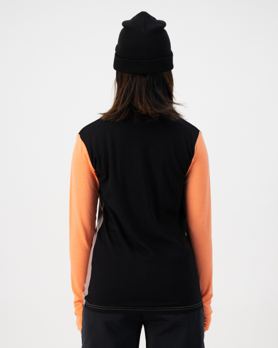 Bluza de corp merino Mons Royale W Yotei Punch Cinder Black [5]