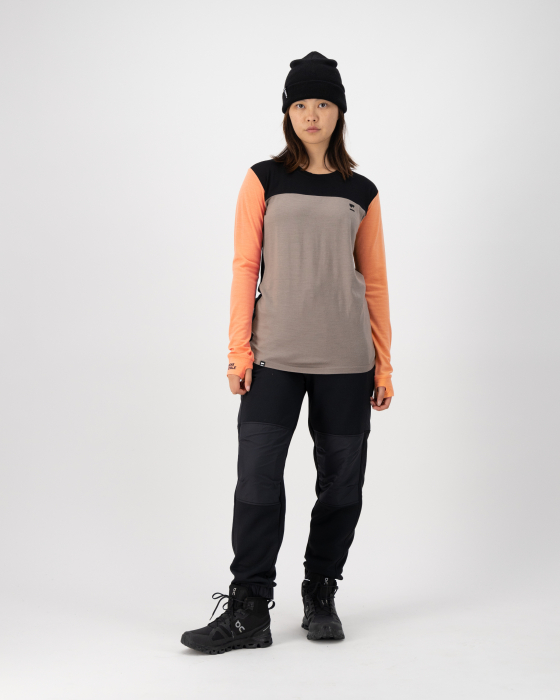 Bluza de corp merino Mons Royale W Yotei Punch Cinder Black [3]