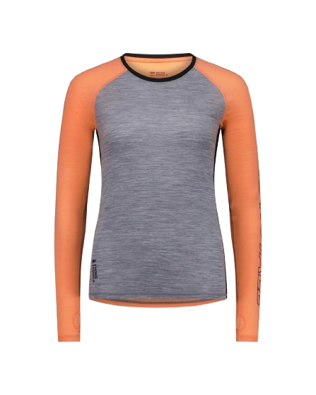 Bluza Femei Mons Royale Bella Vlu Grey Heather/Punch [1]