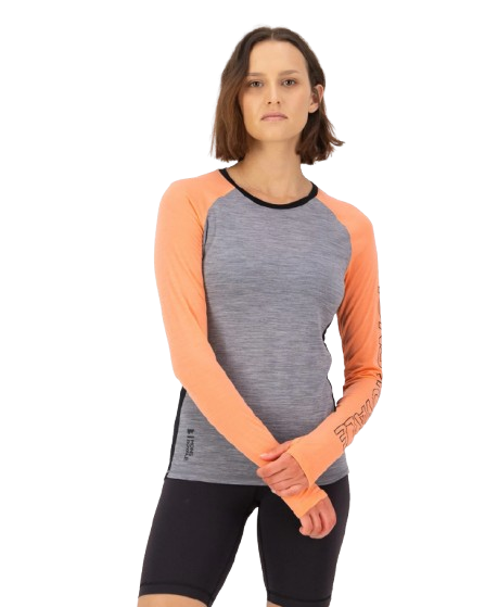 Bluza Femei Mons Royale Bella Vlu Grey Heather/Punch [2]