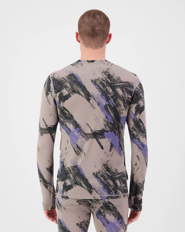Mons Royale Cascade Merino férfi aláöltözet felső Paintbrush Blue [4]