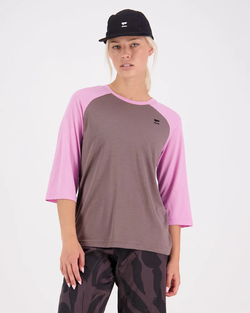 BLUZA MERINO MONS ROYALE JERSEY MTB SHIFT 3 4 PINK [5]