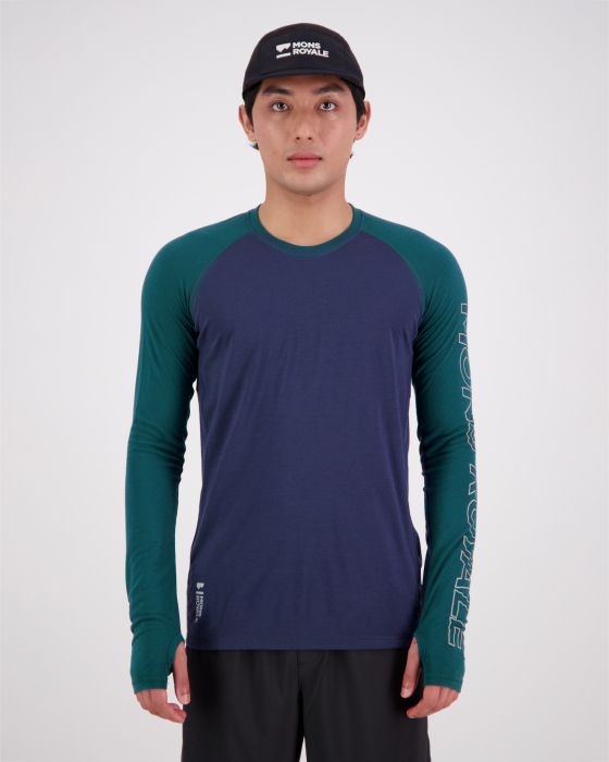 BLUZA MERINO MONS ROYALE TEMPLE AIR CON EVERGREEN [2]