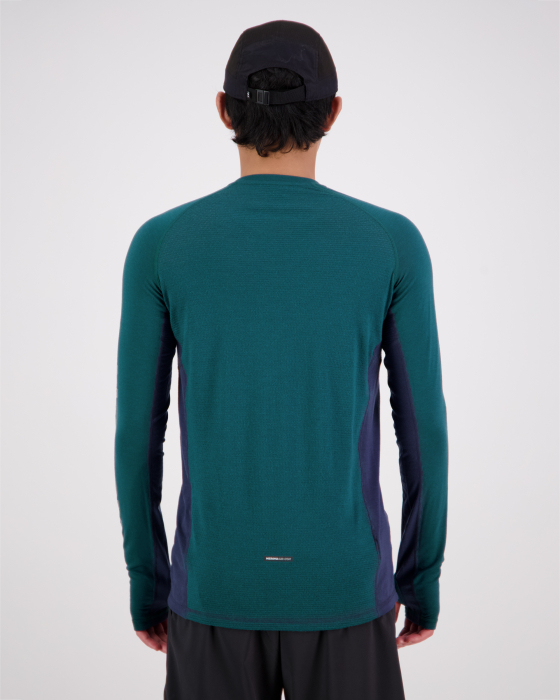 BLUZA MERINO MONS ROYALE TEMPLE AIR CON EVERGREEN [4]