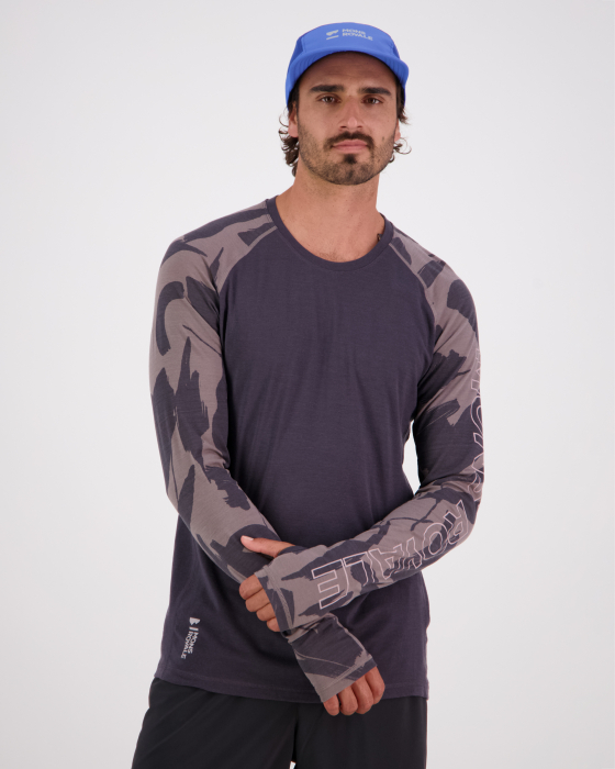 BLUZA MERINO MONS ROYALE TEMPLE AIR CON SHALE [2]