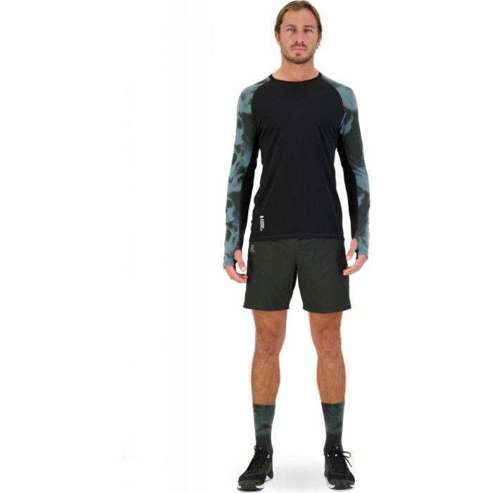 Bluza merino Mons RoyaleM Temple Tech LS Sage Tie Dye / Black [6]