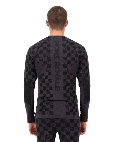 Bluza Mons Royale Barbati First Layer Ascender Forged Iron Black [3]