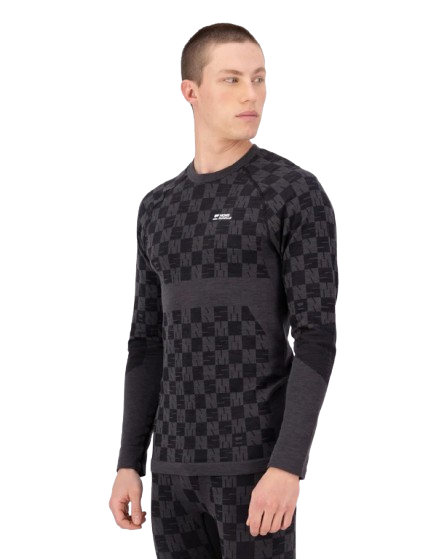 Bluza Mons Royale Barbati First Layer Ascender Forged Iron Black [2]