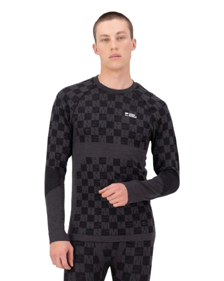 Bluza Mons Royale Barbati First Layer Ascender Forged Iron Black [4]