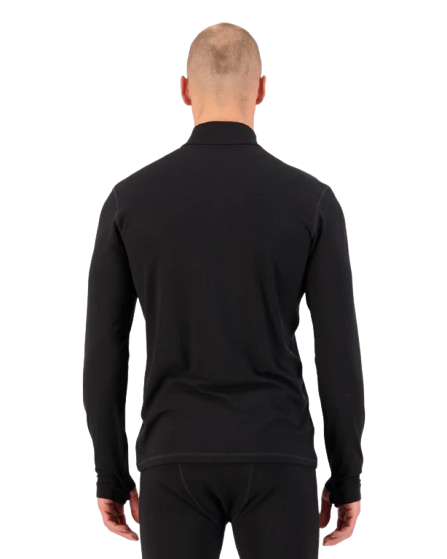 Bluza Mons Royale Barbati First Layer Cascade 1/4 Zip Black [3]