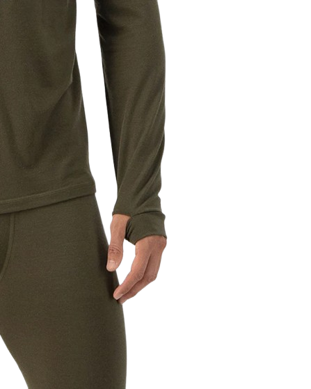 Bluza Mons Royale Barbati First Layer Cascade 1/4 Zip Dark Olive [6]