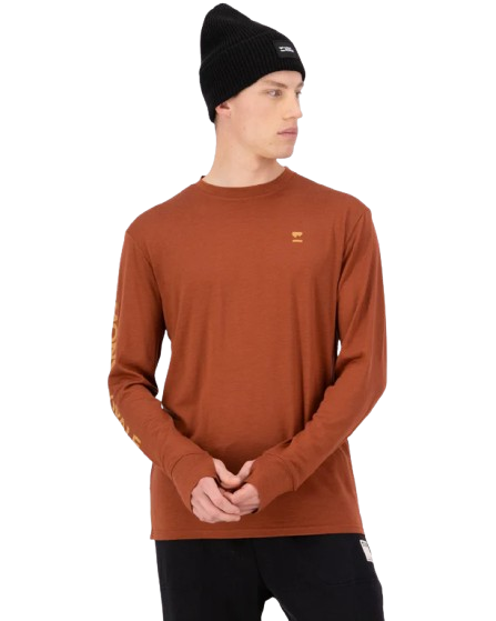 Bluza Mons Royale Barbati First Layer Yotei Classic Sienna [4]