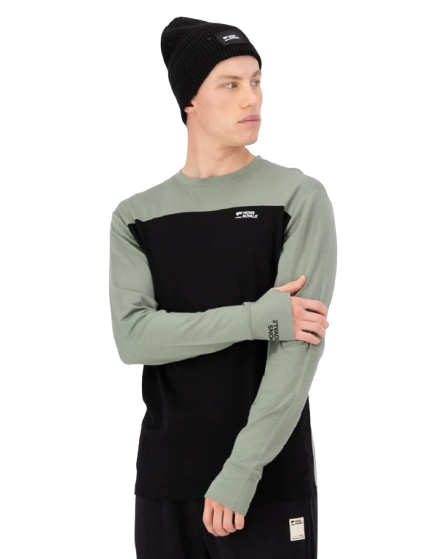 Bluza Mons Royale Barbati First Layer Yotei Willow Black [3]