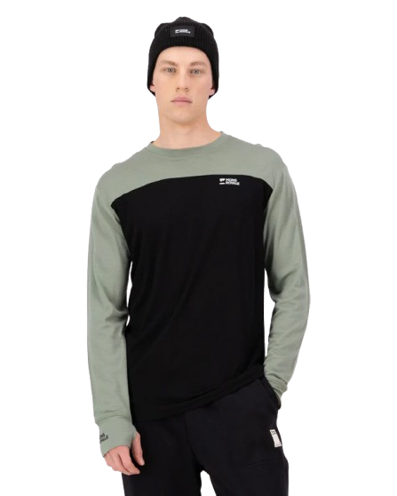 Bluza Mons Royale Barbati First Layer Yotei Willow Black [2]