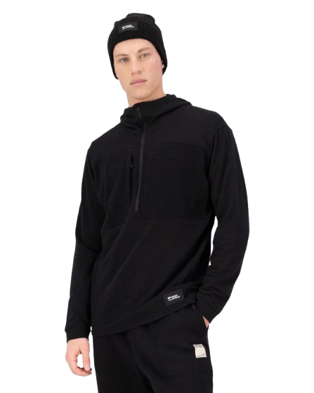 Bluza Mons Royale Barbati Mid Layer Fleece 1/2 Zip Black [8]