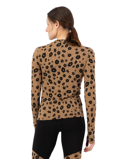 Bluza Mons Royale Femei First Layer Cascade Aoraki Lily Toffee [3]