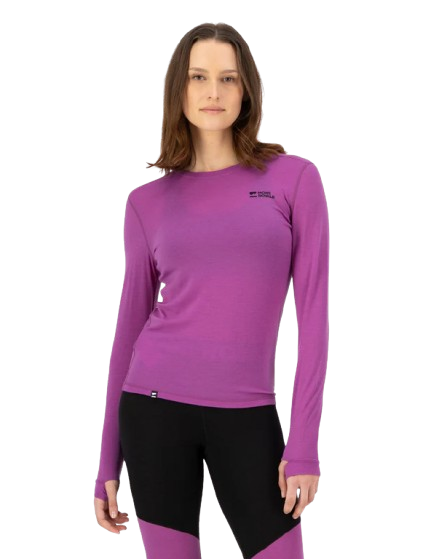 Bluza Mons Royale Femei First Layer Cascade Purple Bolt [2]