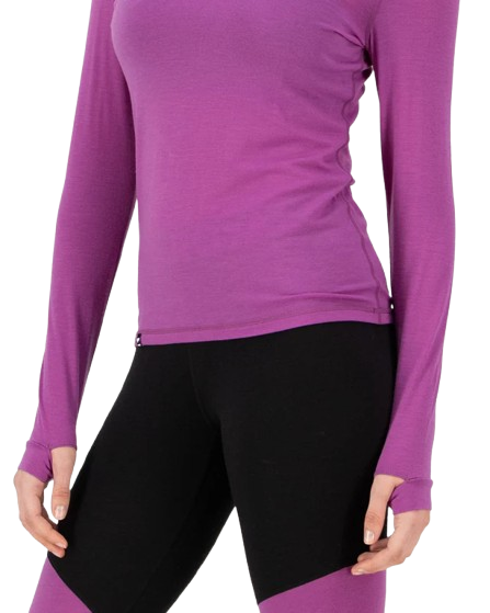 Bluza Mons Royale Femei First Layer Cascade Purple Bolt [5]